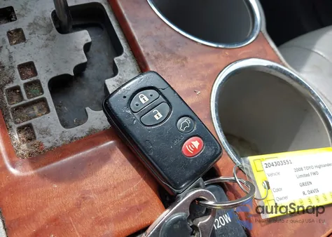 2008 Toyota Highlander Limited из США, поврежденный, VIN JTEDS42AX82024603